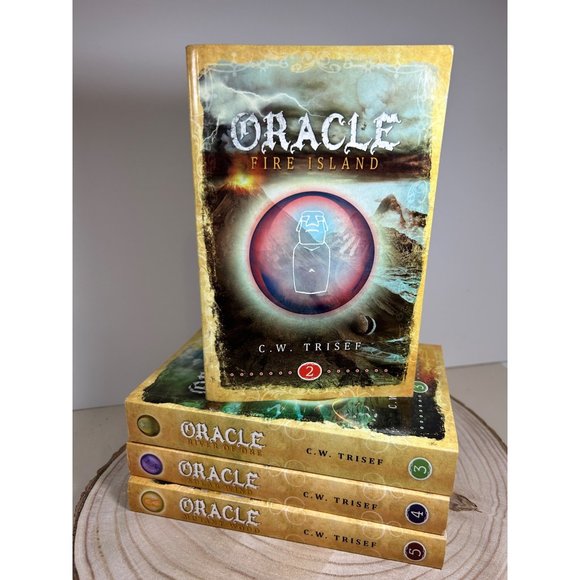 CW Trisef Lot ORACLE Books 2-5 Signed Fire Island River of Ore Solar Win… - Picture 1 of 7